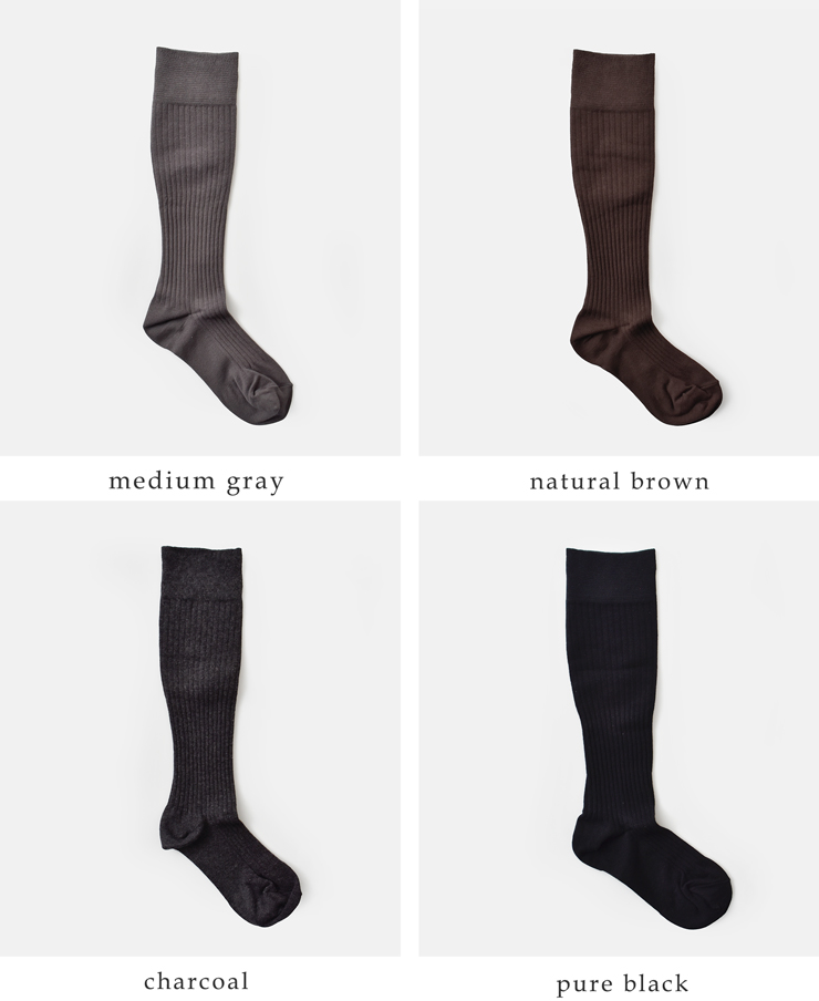 MAEEコットンリブ着圧ソックスcottonribsoccks