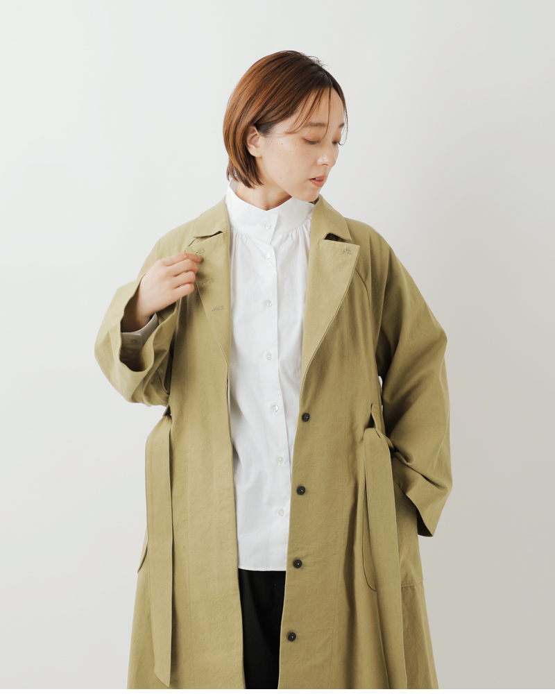MAGALI　トレンチコート　ロングコート MAGALI | コットンリネン・アンティークキャンバス・トレンチ