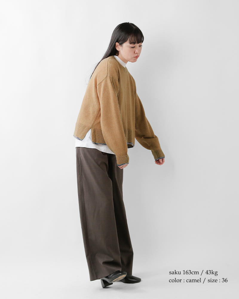 C.T.plage シーティープラージュ アルパカ ミックス クルー