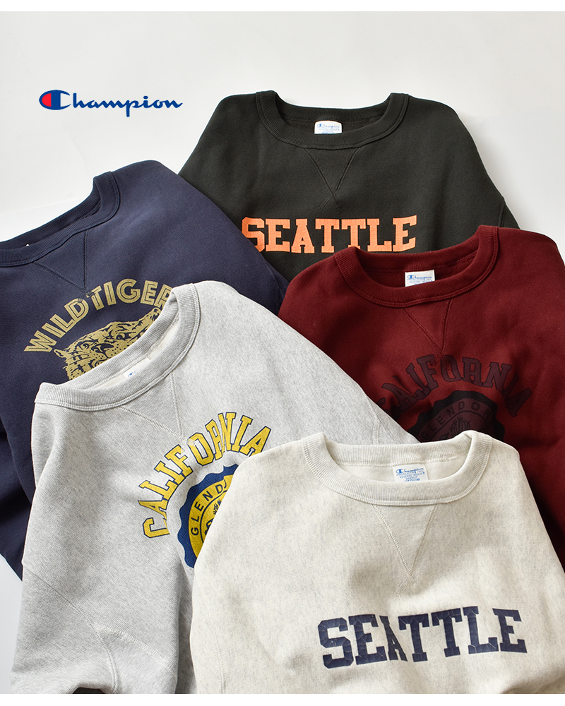 Champion(チャンピオン)リバースウィーブクルーネックスウェットシャツcw-c003