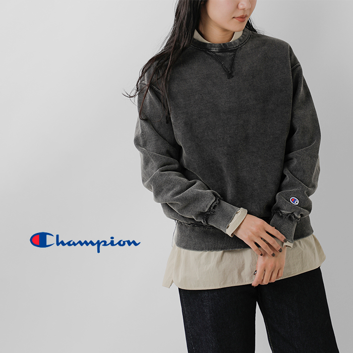 Champion(チャンピオン)USAコットンクルーネックスウェットシャツcw-c014