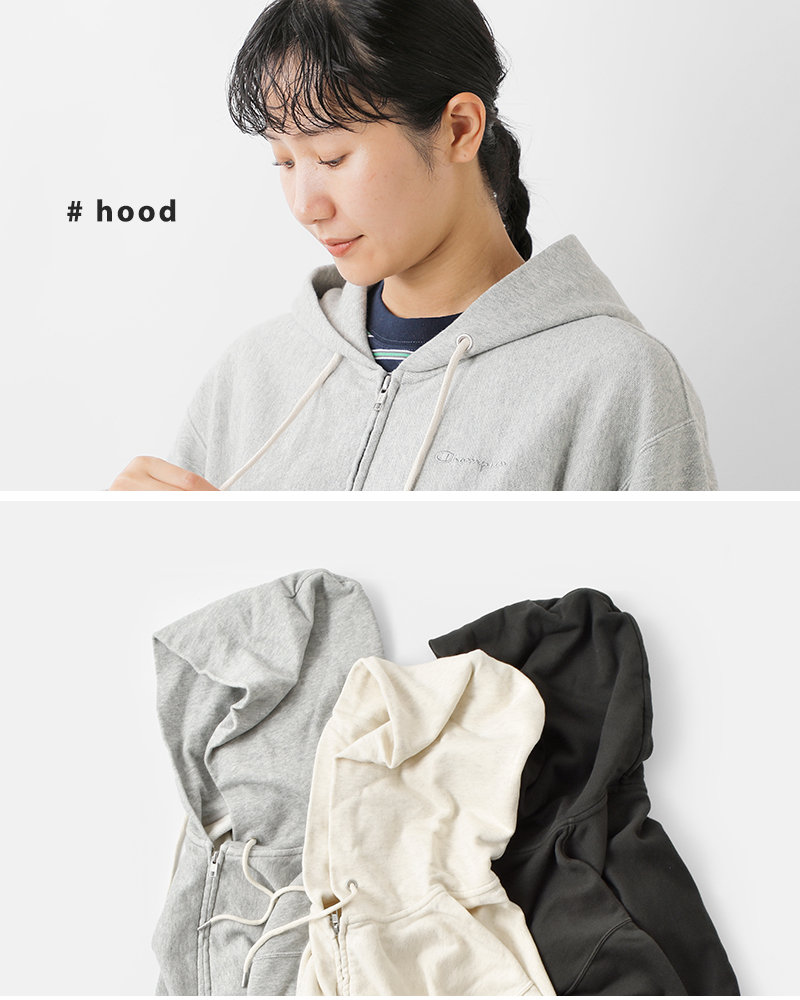 Champion(チャンピオン)リバースウィーブジップフーデッドスウェットシャツcw-c102