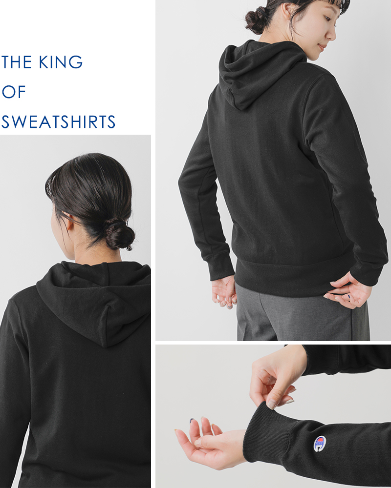 Champion(チャンピオン)ジップフードスウェットパーカーcw-y108