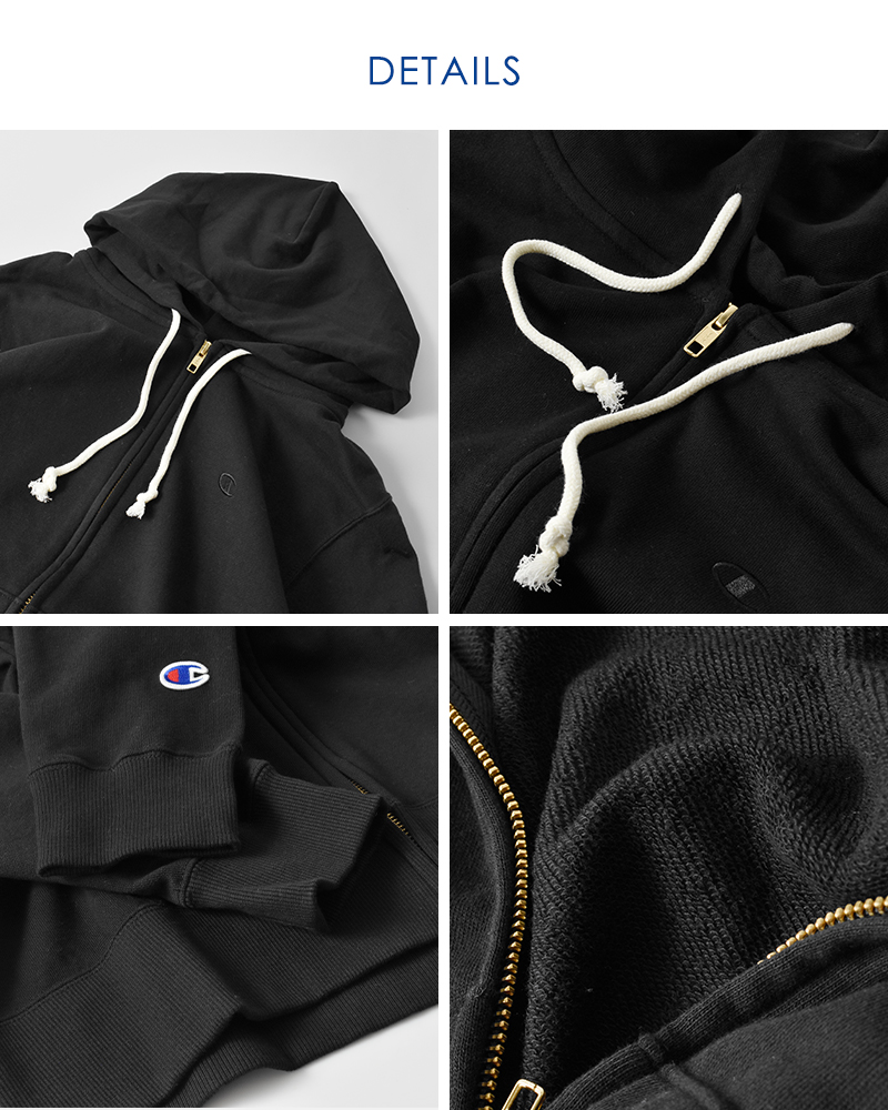 Champion(チャンピオン)ジップフードスウェットパーカーcw-y108