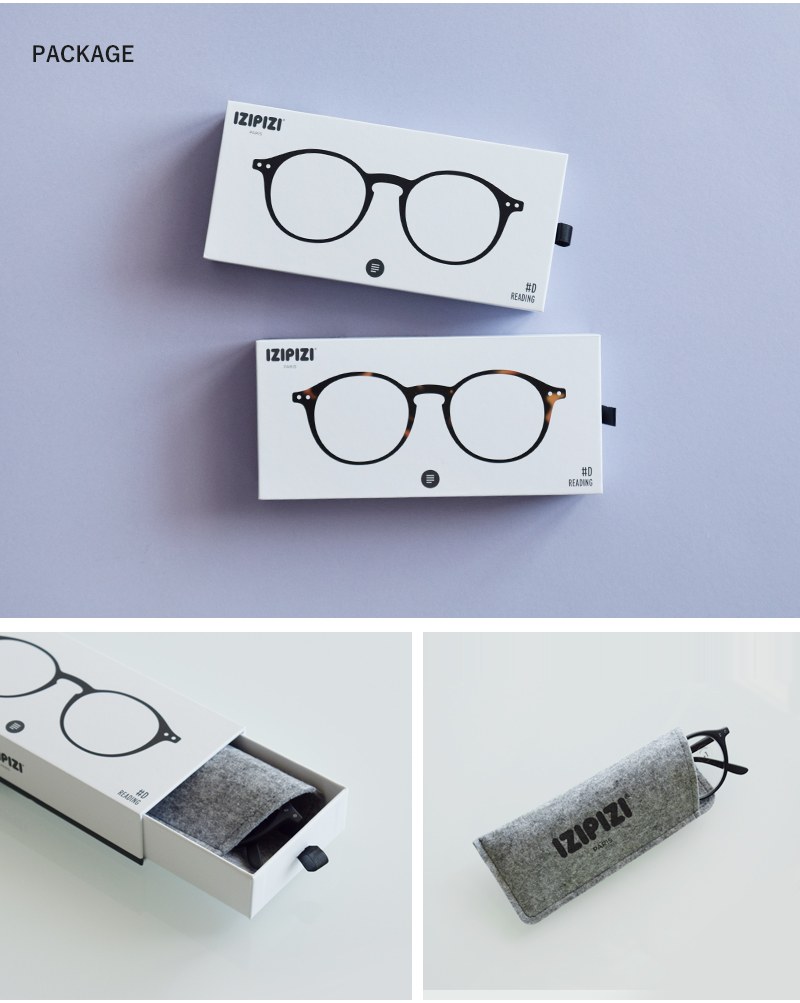 IZIPIZI(イジピジ)度付きビッグラウンドリーディンググラスd-reading
