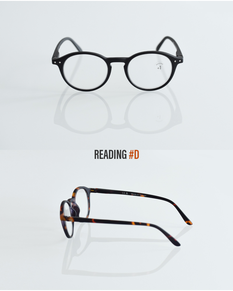 IZIPIZI(イジピジ)度付きビッグラウンドリーディンググラスd-reading