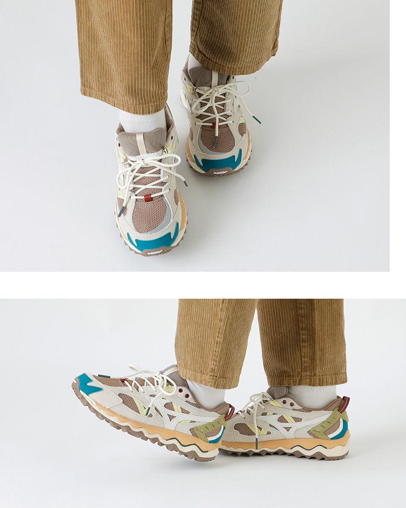 MIZUNO(ミズノ)ウエーブムジンスエードトレイルスニーカー“WAVEMUJINTL”d1ga2513