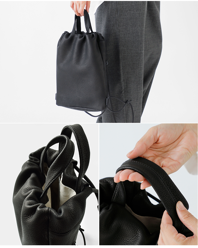 Ense(アンサ)ディアレザーナップサック“KnapDraw”d630