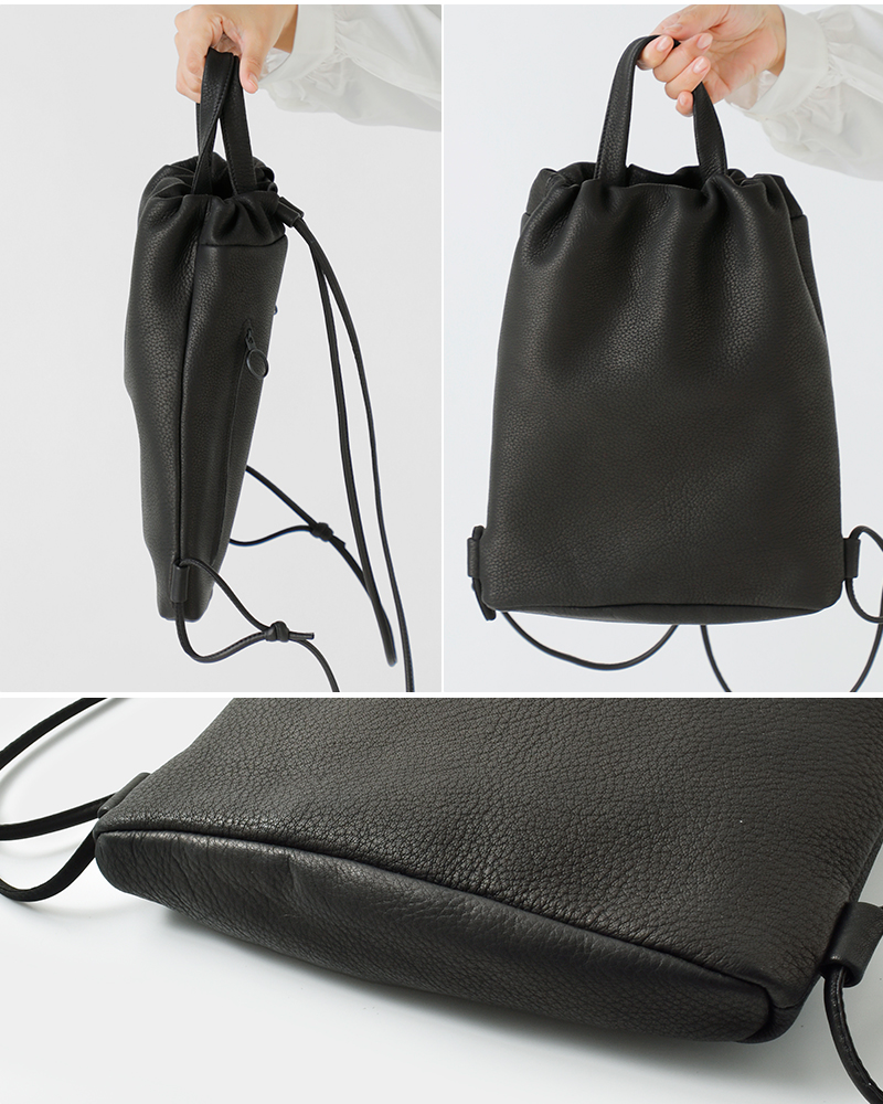 Ense(アンサ)ディアレザーナップサック“KnapDraw”d630