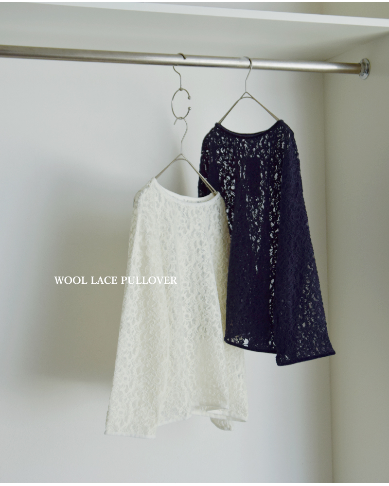 denicher(デニシェ)ウールレースプルオーバーdc253538