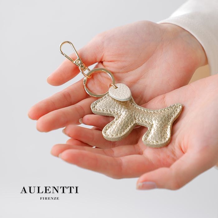 AULENTTI(オウレンティ)ドラーロレザーDOGキーホルダーdi-2742-do
