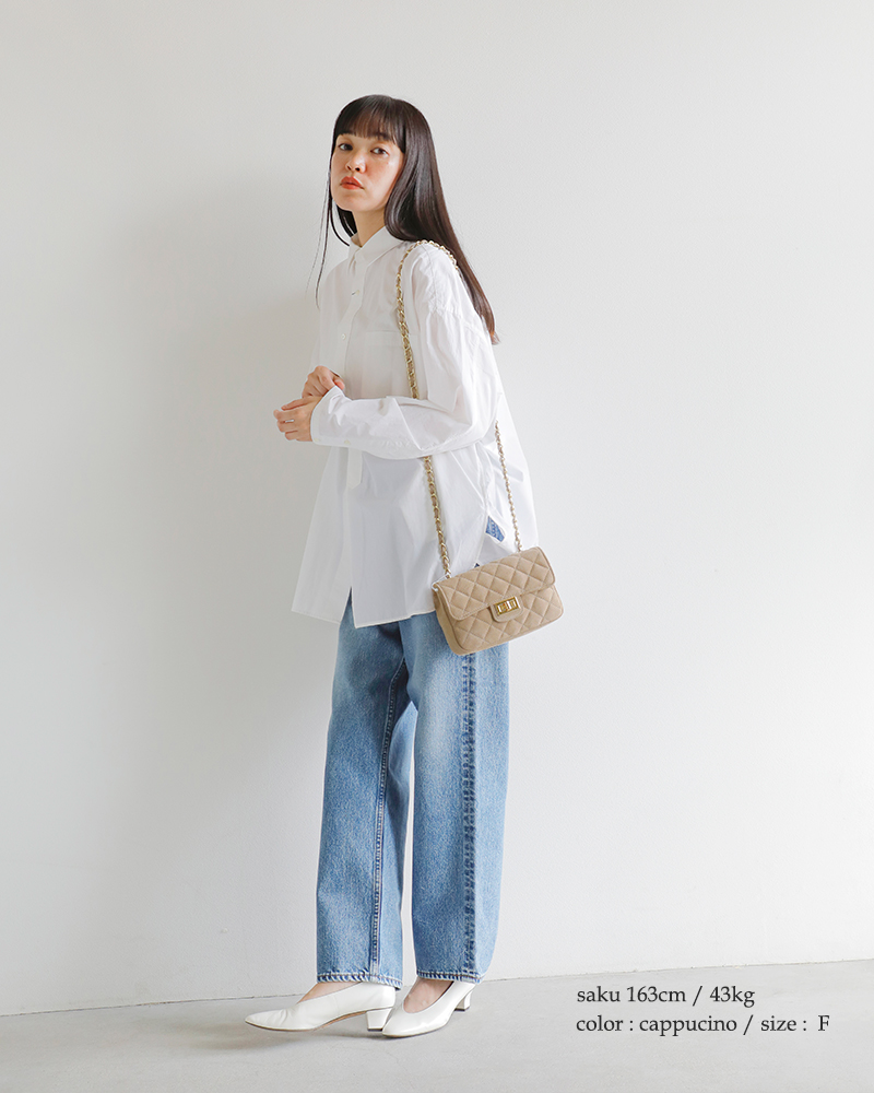 AULENTTI(オウレンティ)スエードレザーチェーンショルダーバッグdi-2952-3-casa