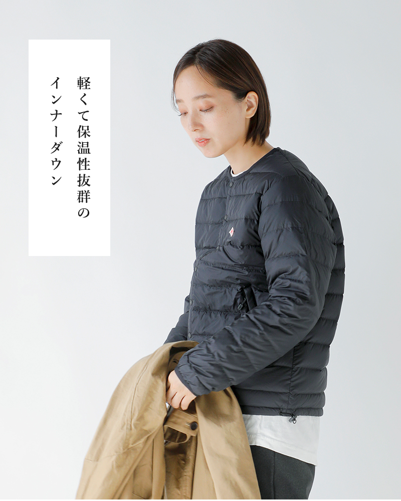 DANTON(ダントン)クルーネックインナーダウンジャケットdt-a0001rrt