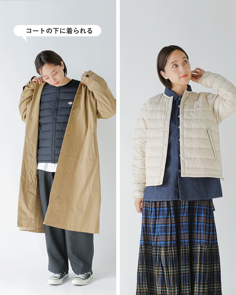 DANTON(ダントン)クルーネックインナーダウンジャケットdt-a0001rrt