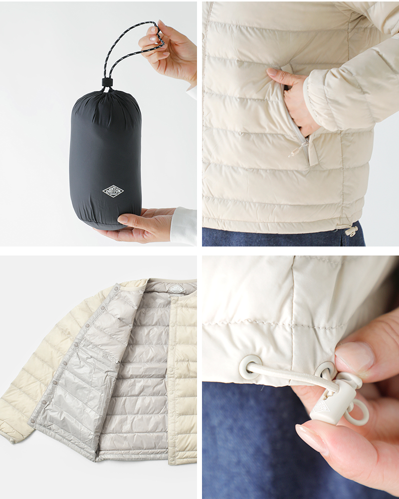 DANTON(ダントン)クルーネックインナーダウンジャケットdt-a0001rrt