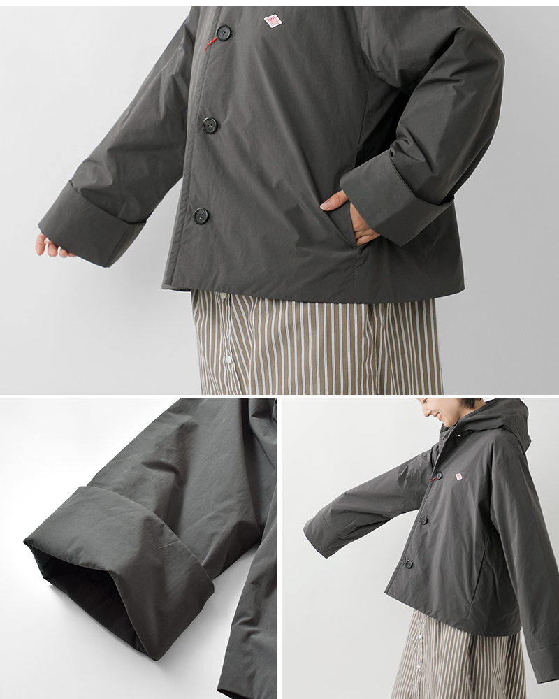 DANTON(ダントン)インサレーションピーチタフタフーデッドジャケットdt-a0673pnt-25aw