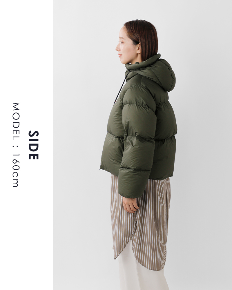 DANTON(ダントン)ナイロン6Dミニリップストップハイロフトダウンフーデッドジャケットdt-a0706van