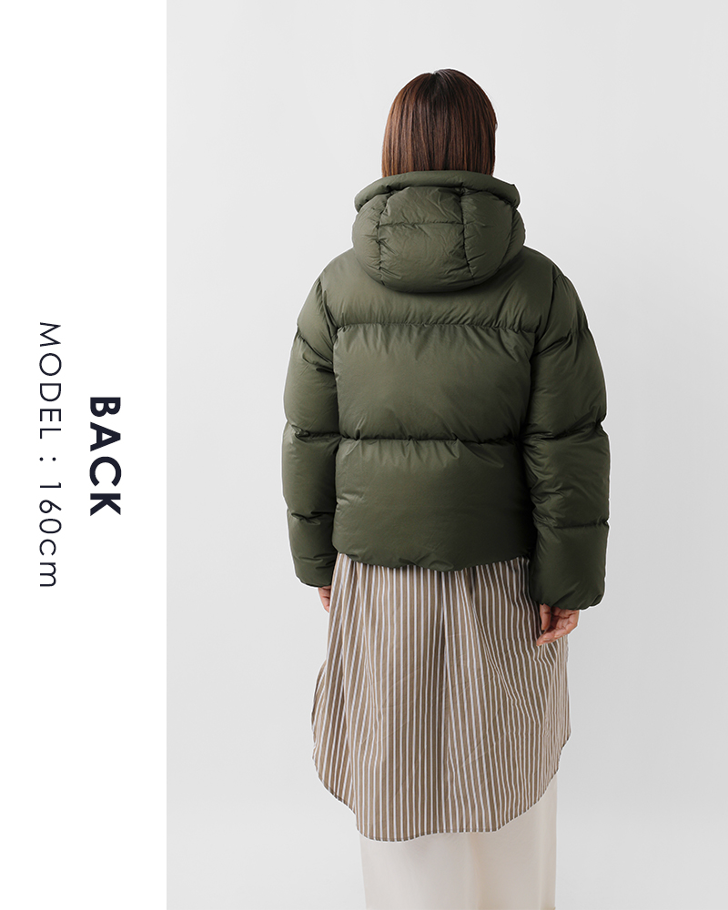 DANTON(ダントン)ナイロン6Dミニリップストップハイロフトダウンフーデッドジャケットdt-a0706van