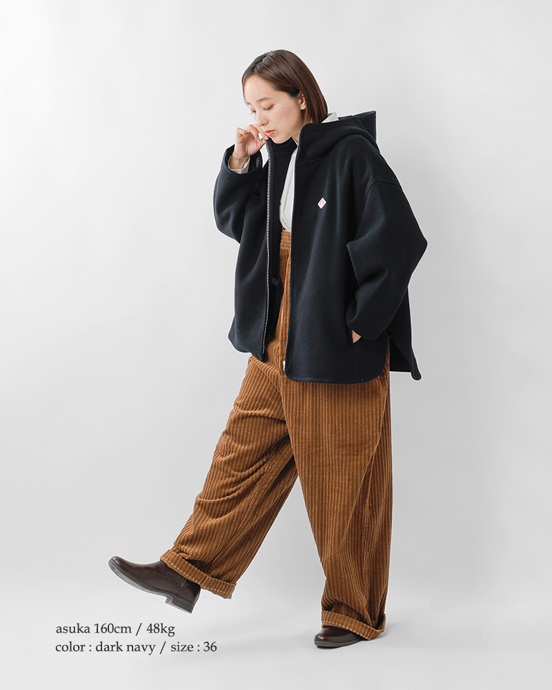 DANTON(ダントン)ウールメルトンフーデッドブルゾンdt-a0711mew