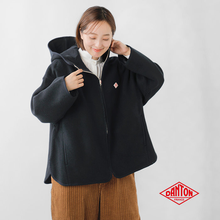 DANTON(ダントン)ウールメルトンフーデッドブルゾンdt-a0711mew