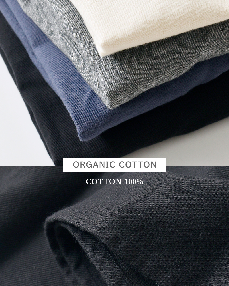 DANTON(ダントン)コットンツイルAラインヘンリーネックプルオーバーシャツdt-b0304ocv-25aw