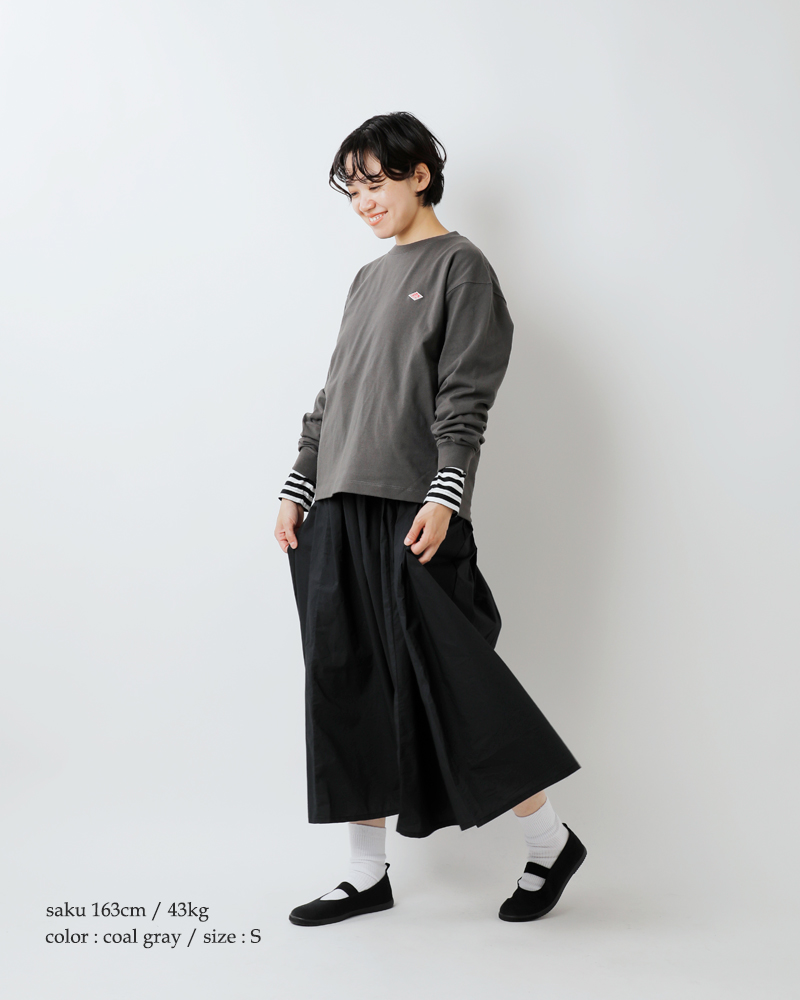 DANTON(ダントン)オープンエンドジャージークルーネックロングスリーブTシャツdt-c0269tcb-25aw