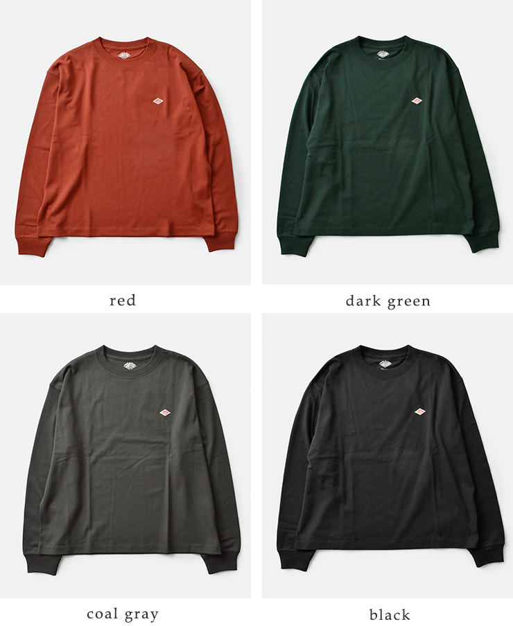 DANTON(ダントン)オープンエンドジャージークルーネックロングスリーブTシャツdt-c0269tcb-25aw