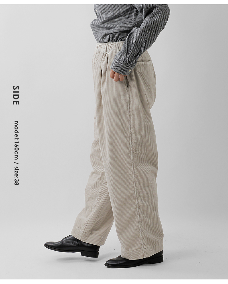 DANTON(ダントン)コーデュロイイージークロップドパンツdt-e0289cdu