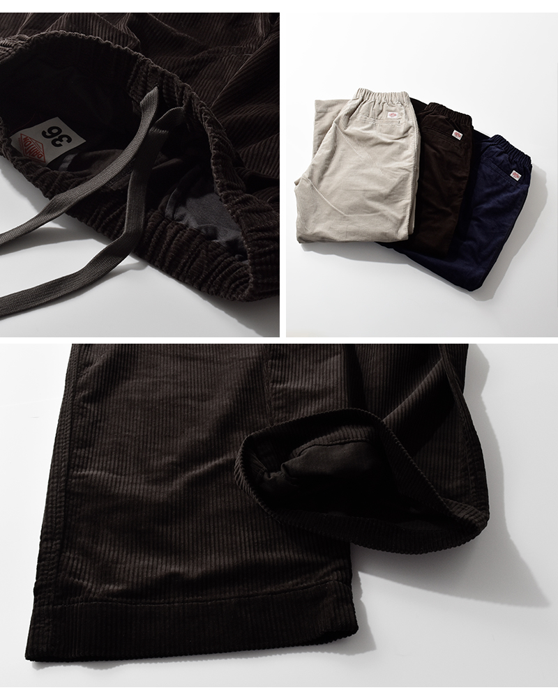 DANTON(ダントン)コーデュロイイージークロップドパンツdt-e0289cdu