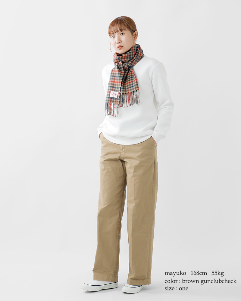 DANTON　マフラー [DT-H0226WCM] MEN'S / LADY'S ダントン DANTON ウール カシミヤ ブレンド マフラー dt