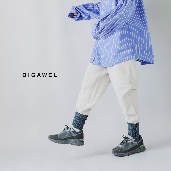 完売品 DIGAWEL ディガウェル アップル 総柄 スウェット 紺 完売品 DIGAWEL ディガウェル アップル 総柄 スウェット 紺