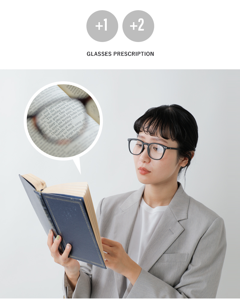 IZIPIZI(イジピジ)度付きトラピーズシェイプリーディンググラス e-reading