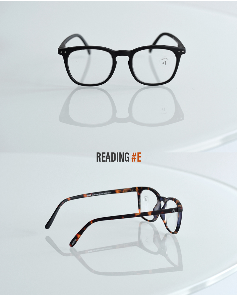 IZIPIZI(イジピジ)度付きトラピーズシェイプリーディンググラス e-reading