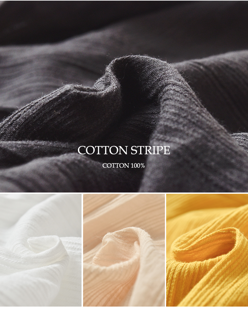 ESTROISLOSE(エストゥロワルーズ)コットンストライプ裾フリルブラウスeb25304