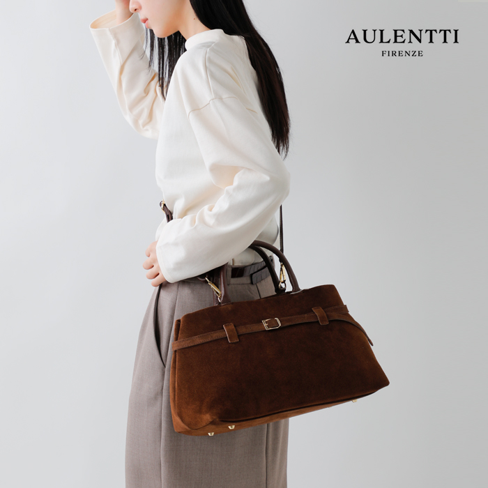 AULENTTI(オウレンティ)レザー2wayショルダーバッグel-ma766-cado