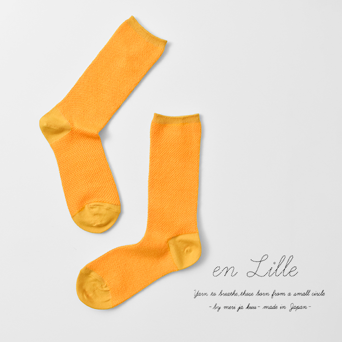 en Lille(リーレ)ジャガードショートソックス“わたがし”el24206