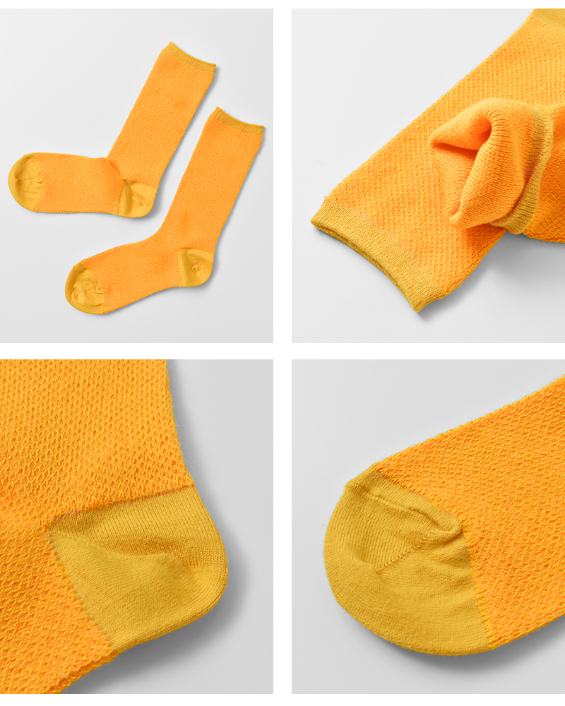 en Lille(リーレ)ジャガードショートソックス“わたがし”el24206