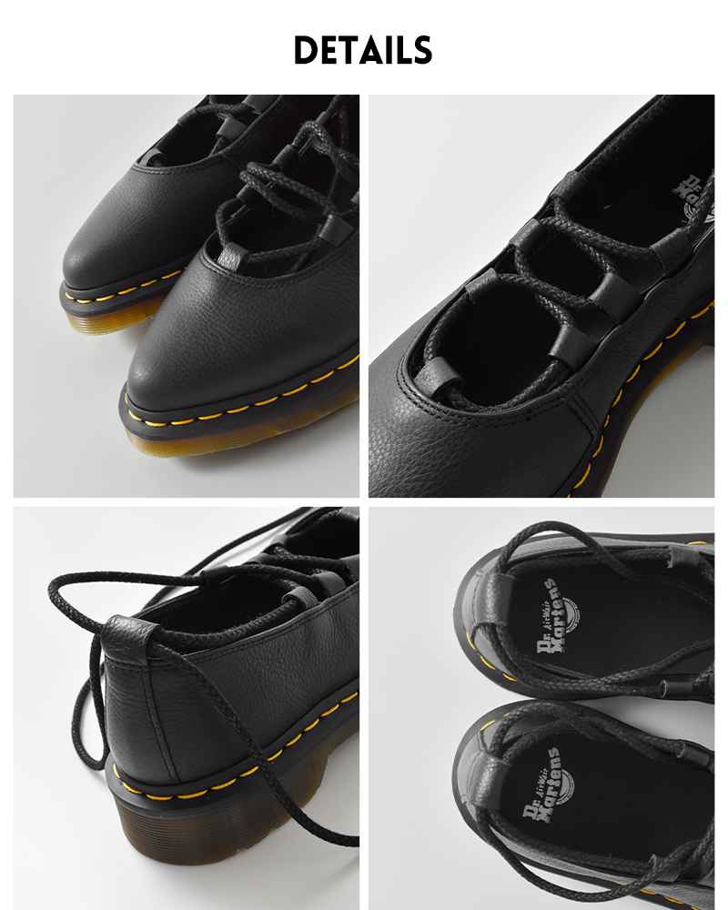 Dr. Martens 黒 レースアップ ローファー ドクターマーチン / レースアップローファー | ITEM | アバン