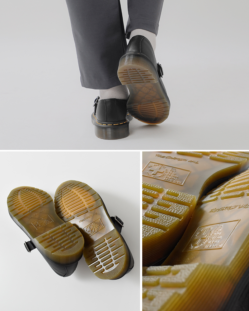 【チエミハラ】ダークグリーン　メリージェーン DrMartens ドクターマーチン メリージェーン ストラップ