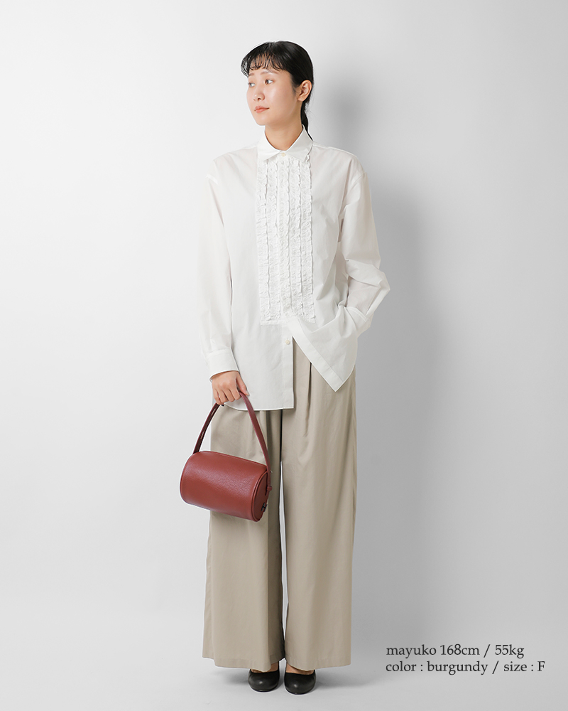 enbrace(エンブレース)エコレザー2wayハーフムーンバッグ“halfmoonbag”enb25fbg7009