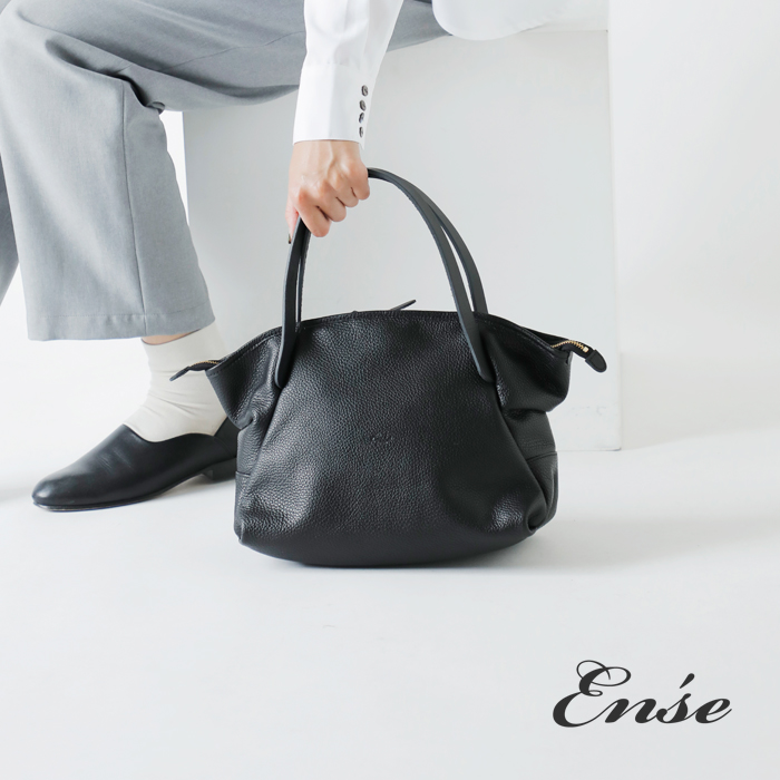 Ense アンサ ステアレザートートバッグmini ens-202-ms 2025aw