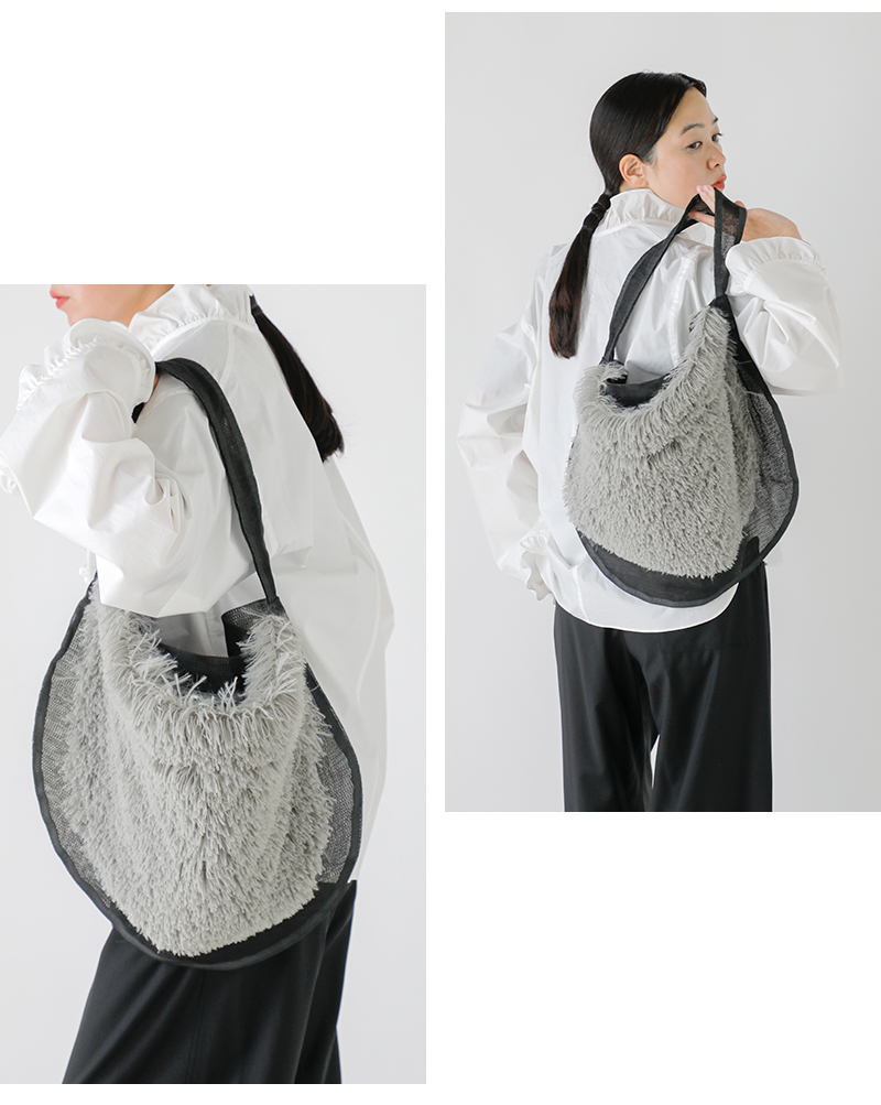 AMPER(アンパー)エアリーファーワンショルダーバッグer25-m03