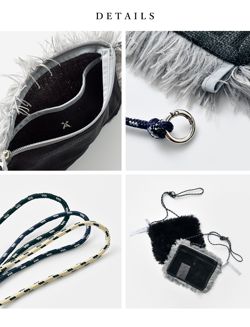 AMPER(アンパー)エアリーファーポーチer25-m05a