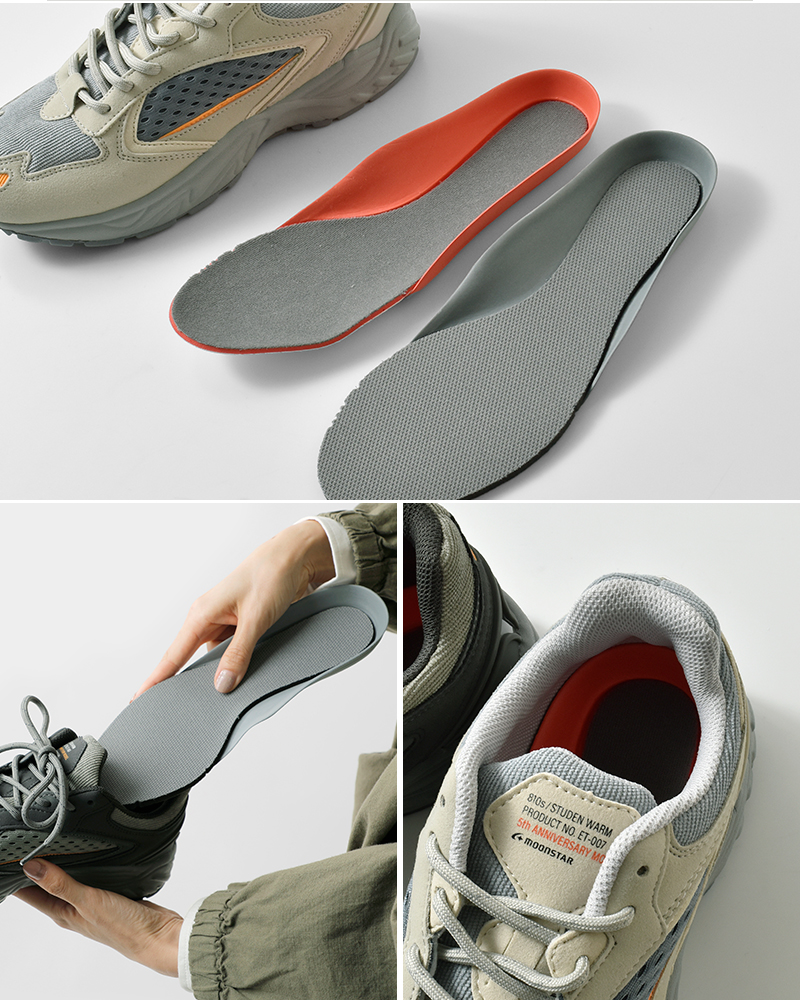 moonstar 810s(ムーンスター エイトテンス)シンセティックレザーヒートレイヤーインソールグランドシューズ“STUDENWARM”et007