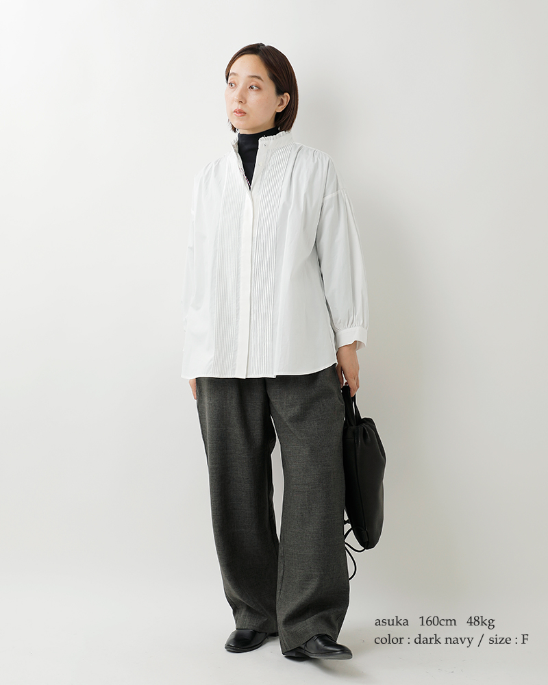 euphoric’(ユーフォリック)スペインピマコットンタートルネックサムホールカットソーeu-ct5401