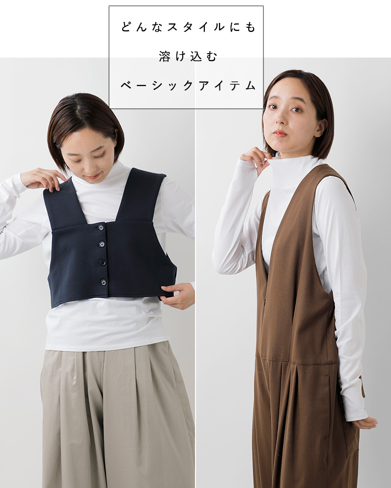 euphoric’(ユーフォリック)スペインピマコットンタートルネックサムホールカットソーeu-ct5401