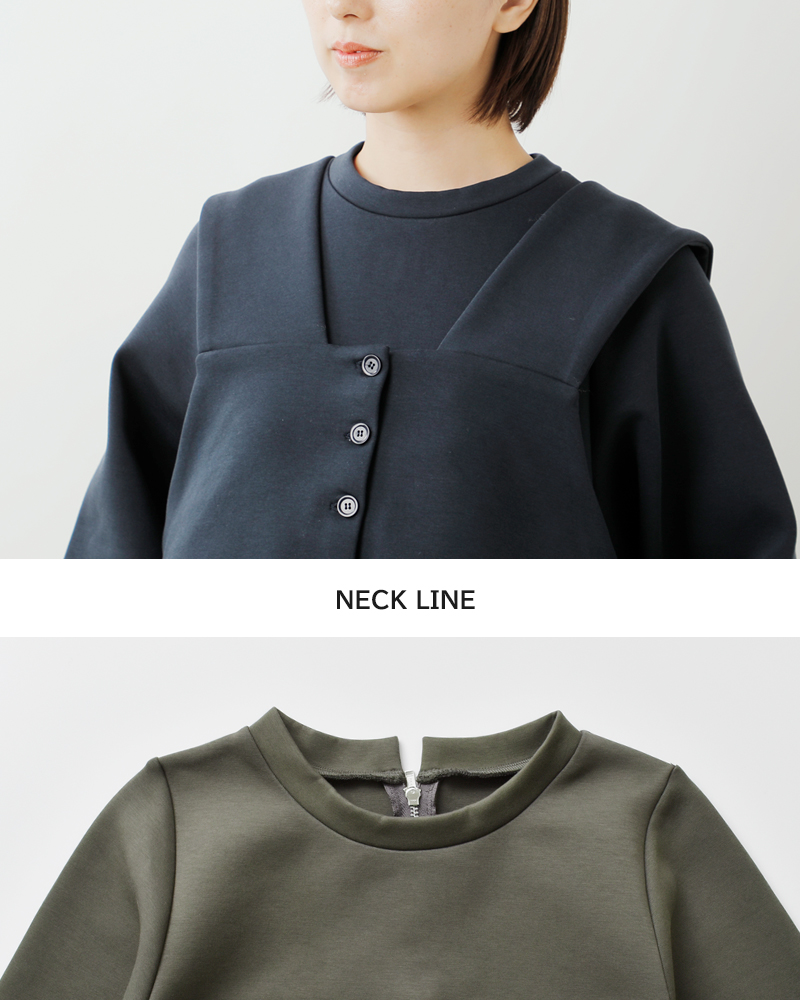 euphoric’(ユーフォリック)コットンストレッチ混ビスチェセット3wayワンピースeu-ct5413