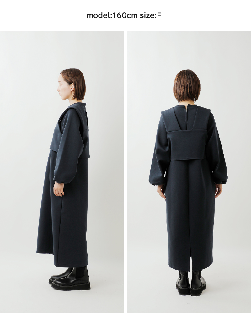 euphoric’(ユーフォリック)コットンストレッチ混ビスチェセット3wayワンピースeu-ct5413