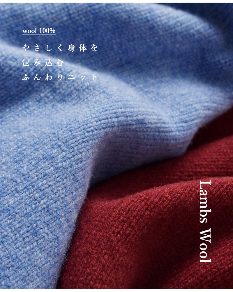 ISLAND TIDES(アイランドタイド)aranciato別注ラムズウールタートルネックニットプルオーバーey-18334