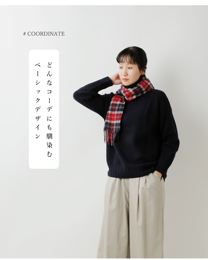 ISLAND TIDES(アイランドタイド)aranciato別注ラムズウールタートルネックニットプルオーバーey-18334